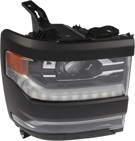 Passenger Side Headlight Assembly w/DRL Compatible with 2016-2019 Silverado 1500 w/Bulbs 84893098 GM2503456 (Right) in Saudi Arabia