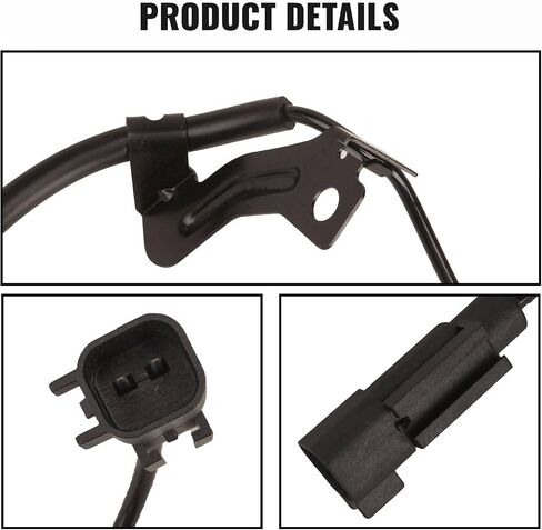 Bapmic 5105064AB Rear Right ABS Wheel Speed Sensor Compatible with Dodge Caliber 2007-2008 Jeep Compass Patriot 2007-2016 in Saudi Arabia