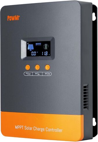 وحدة تحكم شحن الطاقة الشمسية POWMR 60AMP MPPT ، 12 فولت/24V/36V/48V AUTO ، تناسب بطارية الليثيوم الحشدية الرصاص ، MAX 160V 2800W الشحن الشمسي 【【دعم حتى 12 وحدة بالتوازي】 in Kuwait