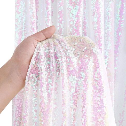 B-COOL Royal Blue Sequin Backdrop Curtains 2 Packs 2ftx8ft Sparkly Backdrop Fabric Glitter Backdrop for Party Ceremony Wedding Background Decoration in Saudi Arabia