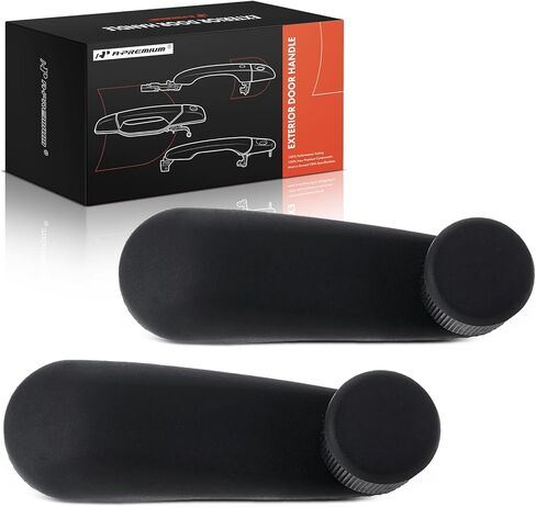 A-Premium 2Pcs Window Crank Handles Compatible with Chevrolet, GMC & Cadillac Models - Silverado 1500 2500 HD 3500 Classic, Tahoe, Suburban, Sierra 1500 Limited, Yukon, Escalade, Front or Rear in Saudi Arabia
