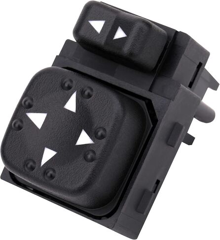 Power Mirror Switch Compatible with Chevrolet Silverado Tahoe Suburban 2000 2001 2002, GMC Yukon Sierra, Cadillac, Replaces OE 15045085 19259975 in Saudi Arabia