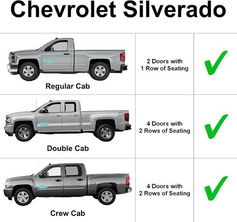 Rear Tailgate Window Sunshade Custom Fit for 2014 2015 2016 2017 2018 Chevrolet Silverado 1500, Regular cab, Crew cab, Double cab 4dr 2dr (NOT for Sliding Window) in Saudi Arabia