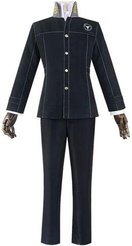 Weixu Men Cosplay Costume School Assion Halloween Carnival Party Whate in Kuwait