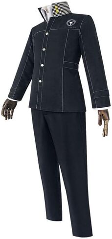 Weixu Men Cosplay Costume School Assion Halloween Carnival Party Whate in Kuwait