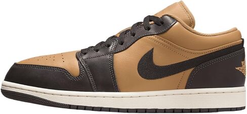 Jordan Air 1 Low SE Men's Shoes (HQ3603-201 ، Flax/Baroque Brown/Vintage Coral/Black) 11.5 in Saudi Arabia