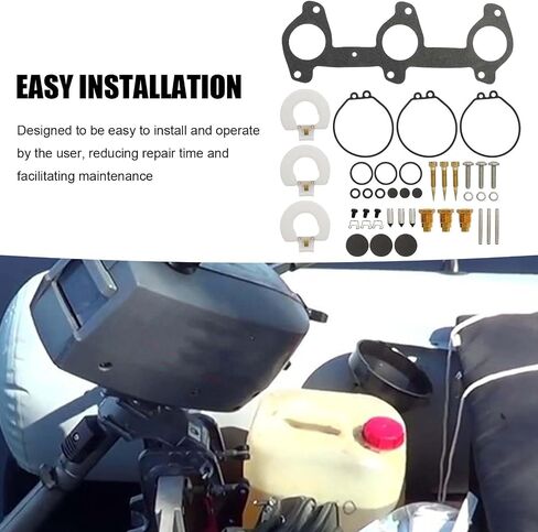 6H3-W0093-02 Carburetor Gasket Repair Kit, Replacement for Yamaha 60HP 70HP Outboard Motor Boat Engine, Replaces 18-7766 6H3-W0093-00 6H3-W0093-01 6H3-W0093-03 in Saudi Arabia