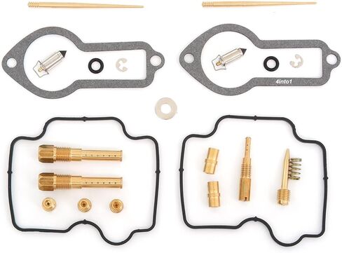 مجموعة Rebuild Carburetor Deluxe - متوافقة مع Honda XL250R - XL250-1984-1987 - الكربوهيدرات المزدوجة in Saudi Arabia