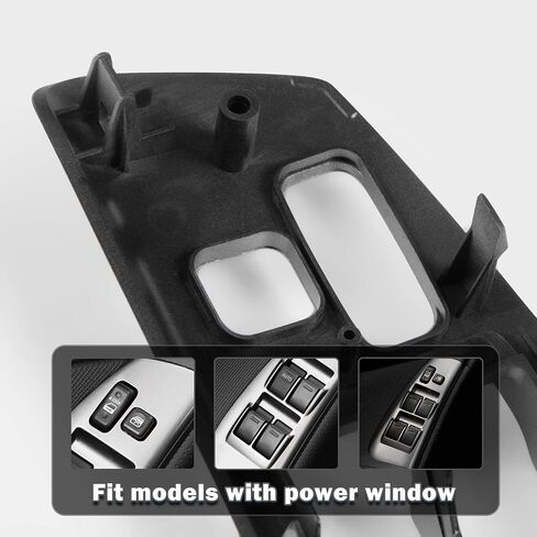Window Switch Bezel for Toyota Matrix Pontiac Vibe 2003-2008 Driver Side Armrest Panel Front Left Door 74232-01030 88970397 Grey 1Piece in Kuwait