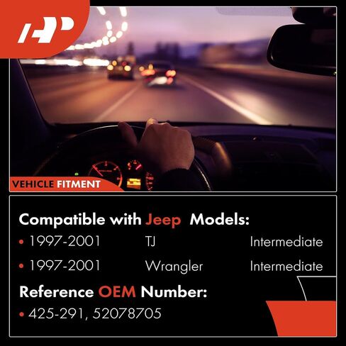 A-Premium الوسيط عمود التوجيه عمود التوجيه عمود توجيه متوافق مع Jeep TJ 1997-2001 ، Wrangler 1997-2001 in Saudi Arabia
