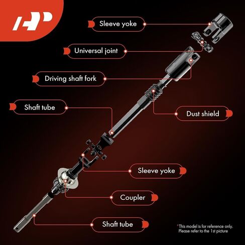 A-Premium الوسيط عمود التوجيه عمود التوجيه عمود توجيه متوافق مع Jeep TJ 1997-2001 ، Wrangler 1997-2001 in Saudi Arabia