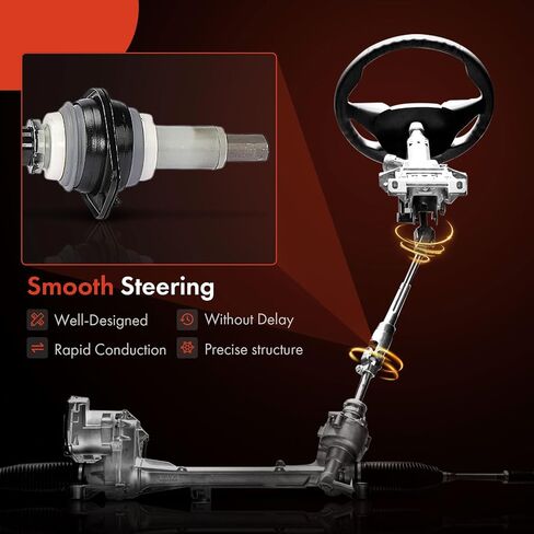 A-Premium الوسيط عمود التوجيه عمود التوجيه عمود توجيه متوافق مع Jeep TJ 1997-2001 ، Wrangler 1997-2001 in Saudi Arabia
