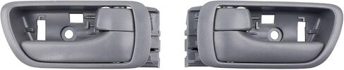 Gledewen Interior Door Handle Front Driver Passenger Side with Door Lock Button, Grey Inside Door Handle, Compatible with Toyota Camry 2002-2006, Replaces# 69206-AA021 69205-AA021 in Saudi Arabia