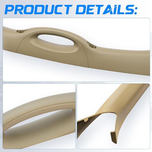 A-Pillar Trim Interior Handle Left Driver Side Compatible with Ford F-150 2004-2008(Not Suitable for 2004 Heritage Models), Lincoln Mark LT 2006-2008 in Saudi Arabia