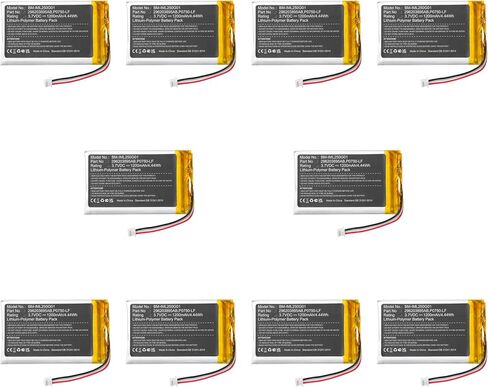 (10-Packs) Battery Replacement for Ingenico Link 2500 296203895AB P0750-LF in Saudi Arabia