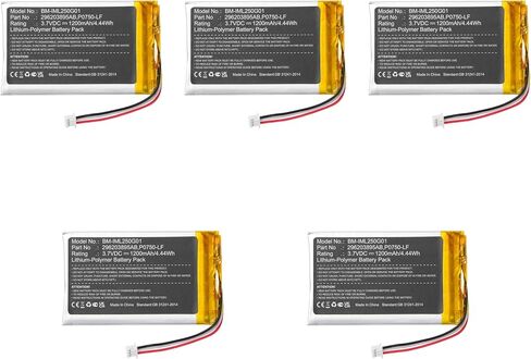 (10-Packs) Battery Replacement for Ingenico Link 2500 296203895AB P0750-LF in Saudi Arabia