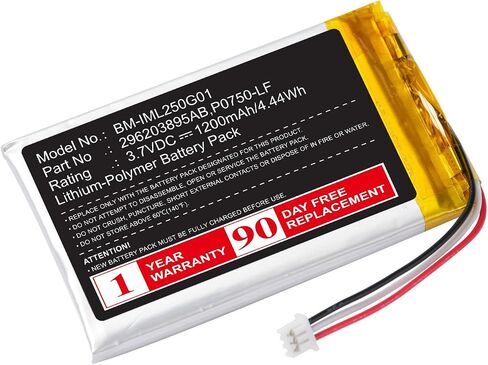 (10-Packs) Battery Replacement for Ingenico Link 2500 296203895AB P0750-LF in Saudi Arabia