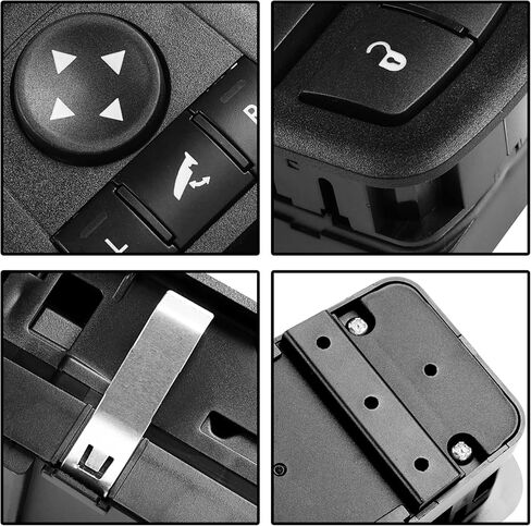 Master Power Window Switch | 8 PINS + 3 PINS Check Required | Replacement for 2012 Chrysler 300, 2016-2021Ram 1500/2500/3500, 2011-2012 Dodge Journey | Replaces# 56046826AE, 56046826AC in Saudi Arabia