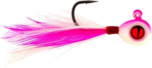 Northland Fishing Tackle Tungsten Crappie King Jig for Crappie, Bluegill, & Other Panfish, Assorted Hook Sizes & Lure Colors, 2 Jigs Per Pack in Saudi Arabia