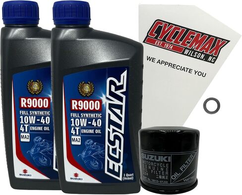 Full Synthetic Oil Change Kit compatible with 2023-2025 Suzuki GSX-8R in Saudi Arabia