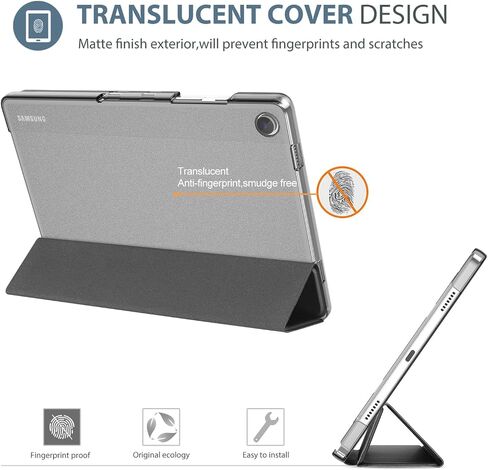 Procase Smart Case for Galaxy Tab A9 Plus/A9+ 5G 11 Inch 2023 SM-X210 SM-X215 SM-X216 SM-X218 ، Slim Stand Hard Shell Cover Cover Folio folio folio tab galaxy a9 plus 2023 -darkblue in Kuwait