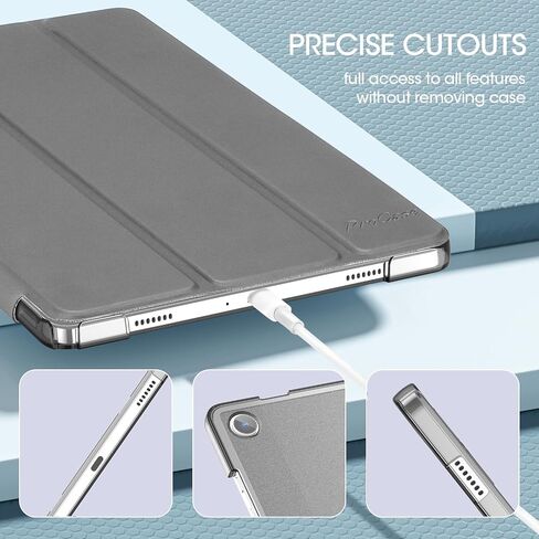 Procase Smart Case for Galaxy Tab A9 Plus/A9+ 5G 11 Inch 2023 SM-X210 SM-X215 SM-X216 SM-X218 ، Slim Stand Hard Shell Cover Cover Folio folio folio tab galaxy a9 plus 2023 -darkblue in Kuwait