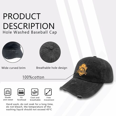 Fantasy Football Legend American Football Game Hats for Mens Washed Distressed Baseball Caps Aesthetic Washed Hiking Hats Fitted in Saudi Arabia