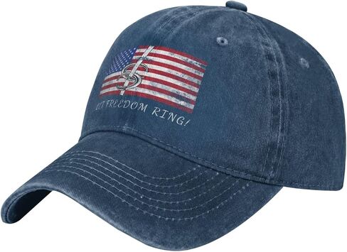 Freedom - Horseshoe Throwing Horseshoe Pitchers Adjustable Classic Cowboy Baseball Cap Men Women Casual Dad Hat1 Navy Blue in Saudi Arabia