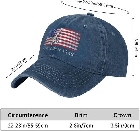 Freedom - Horseshoe Throwing Horseshoe Pitchers Adjustable Classic Cowboy Baseball Cap Men Women Casual Dad Hat1 Navy Blue in Saudi Arabia