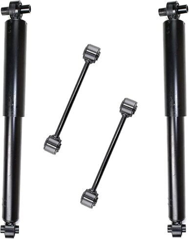 Detroit Axle - Rear Shock Absorbers Kit for 2001-2010 Chrysler PT Cruiser 2 Complete Rear Shock Absorbers Assembly 2 Sway Bar Links 2002 2003 2004 2005 2006 2007 2008 2009 Replacement in Saudi Arabia