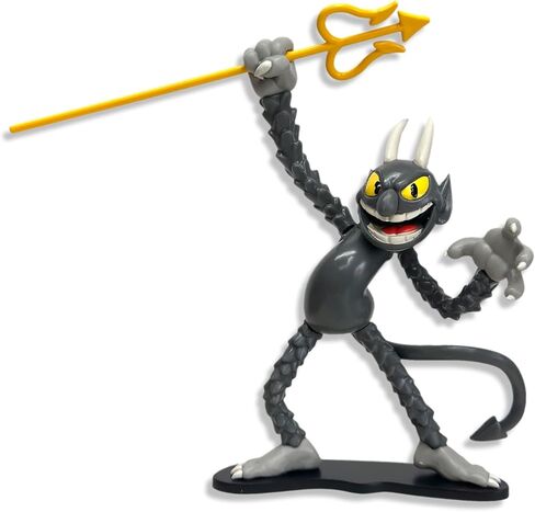 Toynk Cuphead Mugman Create-A-Figure 3-Inch Mini Adult Figure | Multiple Interchangeable Parts for Posing, Customization in Saudi Arabia