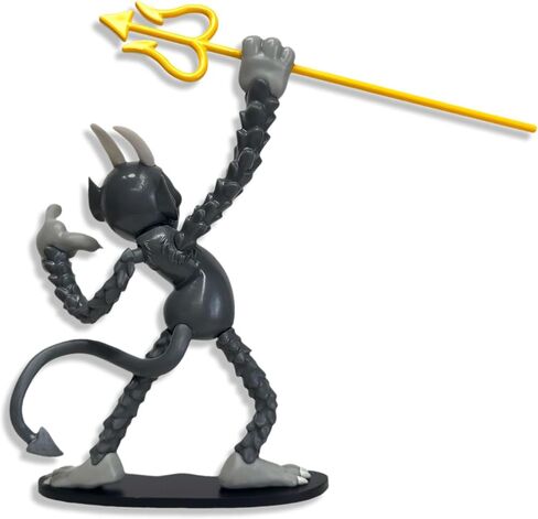 Toynk Cuphead Mugman Create-A-Figure 3-Inch Mini Adult Figure | Multiple Interchangeable Parts for Posing, Customization in Saudi Arabia