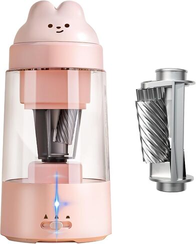 Zmol Electric Pencil Sharpener, Pink Bunny Pencil Sharpener for Colored Pencils, Auto in & Out，Fully Automatic Rechargeable Pencil Sharpener for No.2/Colored Pencils(6-8mm), Classroom/Office/Home in Kuwait
