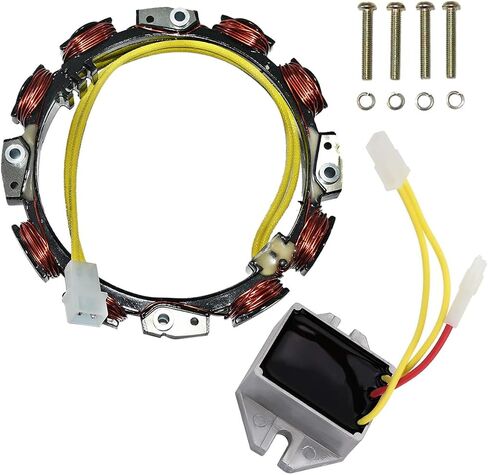 592830 Alternator Stator Fit for 10-16 Amp,Repacle 394890 393374 691185 696458 691064 S2546 S1742 SST18 X330 Z225 Z245 Z425 Z435 Z445 Z465 Lawn Mower with 394890 Electrical Voltage Regulator in Saudi Arabia