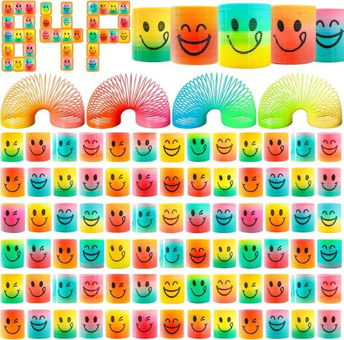 42 Pack Mini Spring Party Favors Toys Magic Fidget Stress Coil for Favor Carnival Prize Birthday Goodie Bag Stuffers for Kids Boys Girls in Kuwait