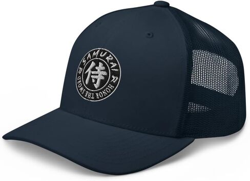 Samurai Honor The Sword Japanese Kanji Symbol Trucker Cap Snapback Hat in Saudi Arabia