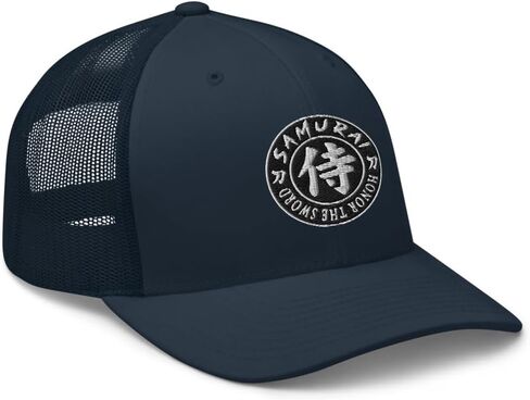 Samurai Honor The Sword Japanese Kanji Symbol Trucker Cap Snapback Hat in Saudi Arabia