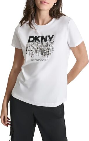 DKNY Women's Lounge Cotton Stretch Knit Top in Saudi Arabia