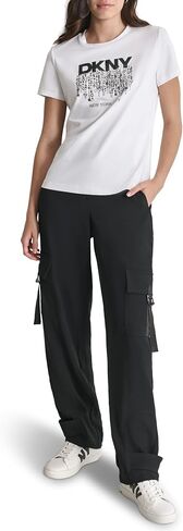 DKNY Women's Lounge Cotton Stretch Knit Top in Saudi Arabia