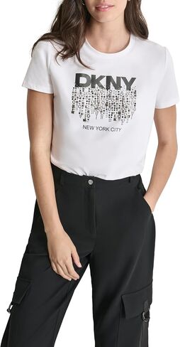 DKNY Women's Lounge Cotton Stretch Knit Top in Saudi Arabia