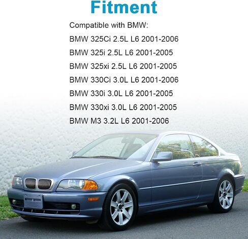 أسطوانة قفل الباب مع 2 مفاتيح استبدال لـ 51217019975 51218244049 متوافقة مع BMW 325CI 325I 325XI 330CI 330I 330XI M3 2001-2006 مفتاح السائق الأيسر الأمامي اليسرى in Saudi Arabia
