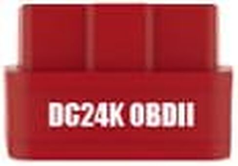 DC24K Bluetooth OBD2 Manner Diagnostic Tool 24V لنظام iOS & Android | قارئ رمز السيارة وإعادة ضبط ضوء المحرك | تشخيص الكمبيوتر اللاسلكي للسيارة | الماسح الضوئي OBDII لجميع المركبات (الأزرق) in Kuwait