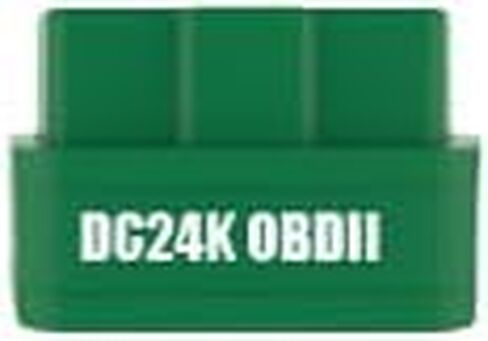 DC24K Bluetooth OBD2 Manner Diagnostic Tool 24V لنظام iOS & Android | قارئ رمز السيارة وإعادة ضبط ضوء المحرك | تشخيص الكمبيوتر اللاسلكي للسيارة | الماسح الضوئي OBDII لجميع المركبات (الأزرق) in Kuwait