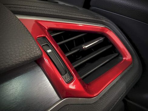 Car Accessories Fit for Honda 10th Gen Civic 2016-2021 Interior Console Dashboard Air Condition Outlet Vent Trim Cover Frame (Red) ABS 3 PCS in Saudi Arabia