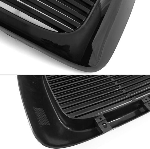 مصبغة متوافقة مع 2002-2005 دودج رام 1500 2003-2005 دودج رام 2500 3500 ، Z ABS ABS Black Front Hood Grill بواسطة Ikon Motorsports in Saudi Arabia