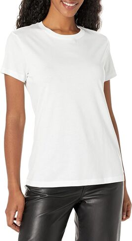 Armani Exchange Women's Pima Cotton Basic Fit Fit Tee in Saudi Arabia