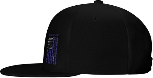 AME Flag Fight Colorectal Cancer Awareness Adult Adjustable Outdoor Sports Trucker Hats Stylish Baseball Cap0 Black in Saudi Arabia