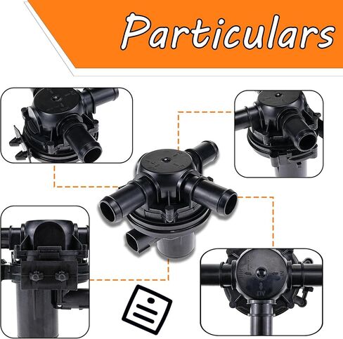 3 Way Coolant Heater Control Valve Replace# 52014892AC 52014892AB 52014892AA in Saudi Arabia