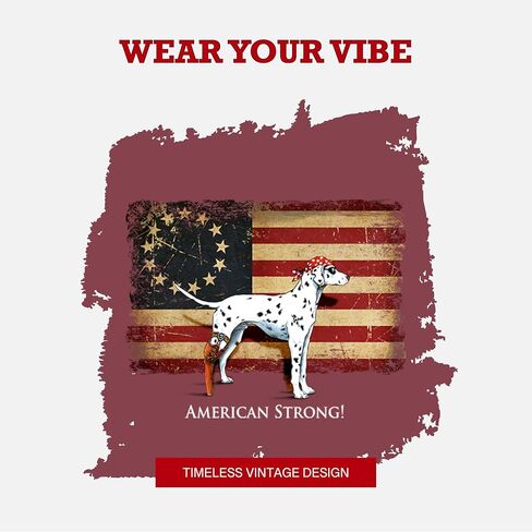 SEA DOG American Strong Patriotic Vintage Graphic Tank Top, Garment Dyed 100% Ringspun Cotton, Relaxed Fit, Printed in USA in Saudi Arabia