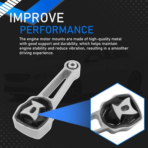 Engine Motor Mount Compatible with 2010-2016 Volvo XC60 S60 V60 2008-2015 Volvo XC70 V70 2007-2015 Volvo S80 Bracket Engine Torque Rod Heavy Duty Replaces 30680474 in Saudi Arabia